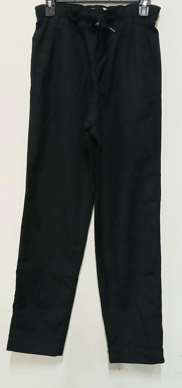 Zadig and voltaire womens fine wool small pants black elastic waist